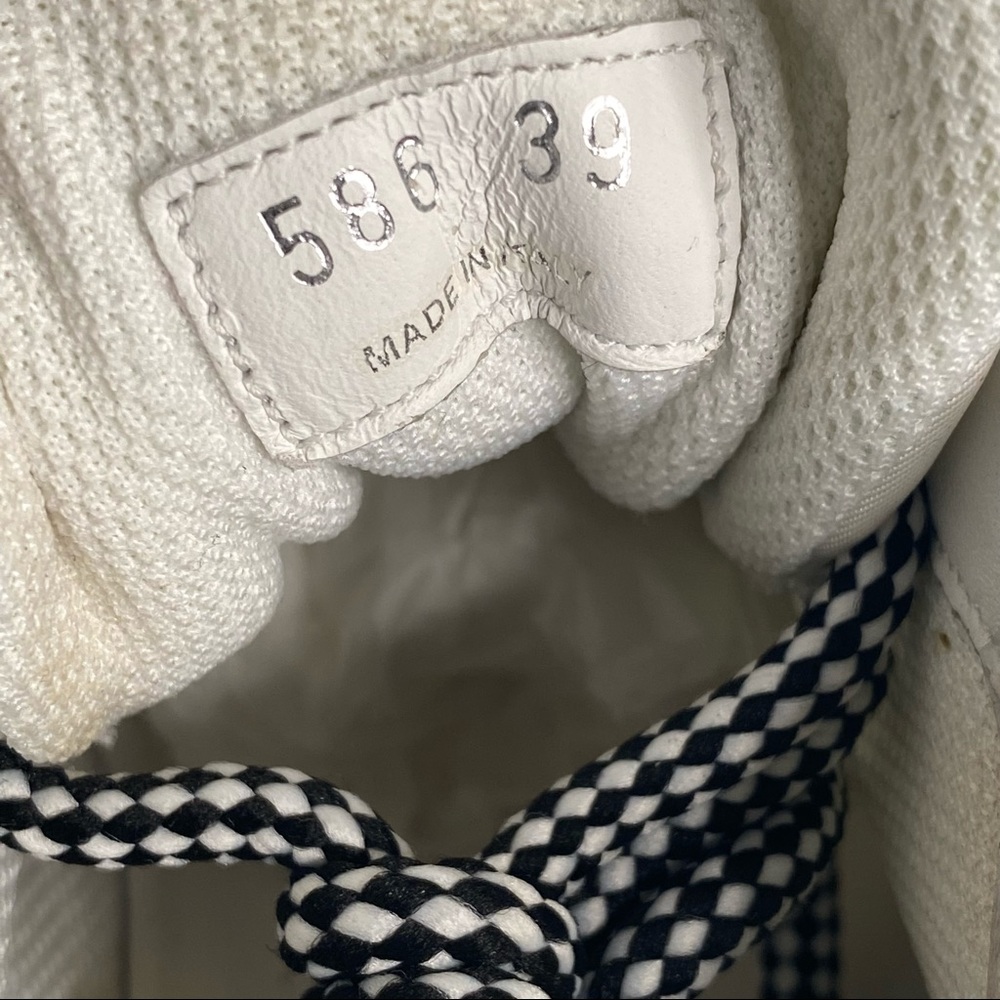 Prada Pegasus Sneakers in Black & White - Picture 10 of 11